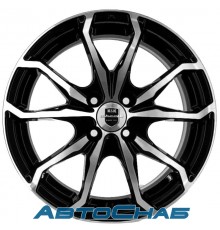 Диск 6x16 4x98 ET35 D58.5 K&K Brent алмаз-черный